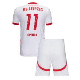 Dětské fotbalový komplet RB Leipzig Lois Openda #11 Domácí košile 2024-25 Krátkým Rukávem